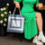 Samoa Siapo Blue Trimmed Tote Bag Samoa White Sunday - Polynesian Pride