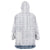 Samoa Siapo Blue Trimmed Wearable Blanket Hoodie Samoa White Sunday - Polynesian Pride