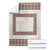 Samoa Siapo Brown Trimmed Blanket Samoa White Sunday - Polynesian Pride