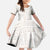 Samoa Siapo Brown Trimmed Family Matching Summer Maxi Dress and Hawaiian Shirt Samoa White Sunday - Polynesian Pride