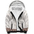 Samoa Siapo Brown Trimmed Sherpa Hoodie Samoa White Sunday - Polynesian Pride