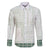 Samoa Siapo Green Trimmed Family Matching Off The Shoulder Long Sleeve Dress and Hawaiian Shirt Samoa White Sunday - Polynesian Pride