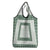 Samoa Siapo Green Trimmed Grocery Bag Samoa White Sunday - Polynesian Pride