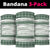 Samoa Siapo Green Trimmed Neck Gaiter Samoa White Sunday - Polynesian Pride