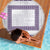 Samoa Siapo Purple Trimmed Beach Blanket Samoa White Sunday - Polynesian Pride