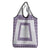 Samoa Siapo Purple Trimmed Grocery Bag Samoa White Sunday - Polynesian Pride
