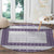 Samoa Siapo Purple Trimmed Round Carpet Samoa White Sunday - Polynesian Pride