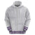 Samoa Siapo Purple Trimmed Zip Hoodie Samoa White Sunday - Polynesian Pride