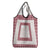 Samoa Siapo Red Trimmed Grocery Bag Samoa White Sunday - Polynesian Pride