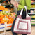 Samoa Siapo Red Trimmed Grocery Bag Samoa White Sunday - Polynesian Pride