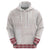 Samoa Siapo Red Trimmed Zip Hoodie Samoa White Sunday - Polynesian Pride