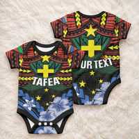 Personalised Vanuatu Tafea Province Baby Onesie Unique Tropical Tribal Pattern LT01 - Polynesian Pride