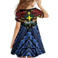 Personalised Vanuatu Tafea Province Family Matching Mermaid Dress and Hawaiian Shirt Unique Tropical Tribal Pattern