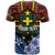 Personalised Vanuatu Tafea Province T Shirt Unique Tropical Tribal Pattern