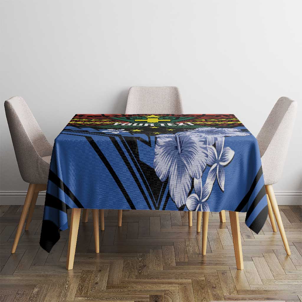 Personalised Vanuatu Tafea Province Tablecloth Unique Tropical Tribal Pattern