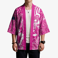 New Zealand Silver Fern Rugby All Pink Kimono Maori Tiki Player With Ta Moko Tribal LT01 - Polynesian Pride