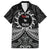 Personalised Toitu Te Tiriti Aotearoa Silver Fern Family Matching Puletasi and Hawaiian Shirt New Zealand Maori Pattern