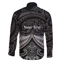 Personalised Toitu Te Tiriti Aotearoa Silver Fern Family Matching Puletasi and Hawaiian Shirt New Zealand Maori Pattern LT01 - Polynesian Pride