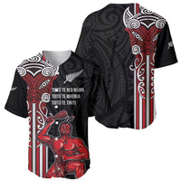 Toitu Te Reo Maori Toitu Te Whenua Toitu Te Tiriti Baseball Jersey Maori Warrior New Zealand LT01 - Polynesian Pride