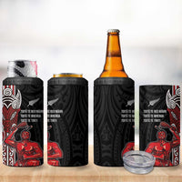Toitu Te Reo Maori Toitu Te Whenua Toitu Te Tiriti 4 in 1 Can Cooler Tumbler Maori Warrior LT01 - Polynesian Pride