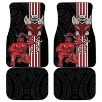 Toitu Te Reo Maori Toitu Te Whenua Toitu Te Tiriti Car Mats Maori Warrior New Zealand LT01 - Polynesian Pride