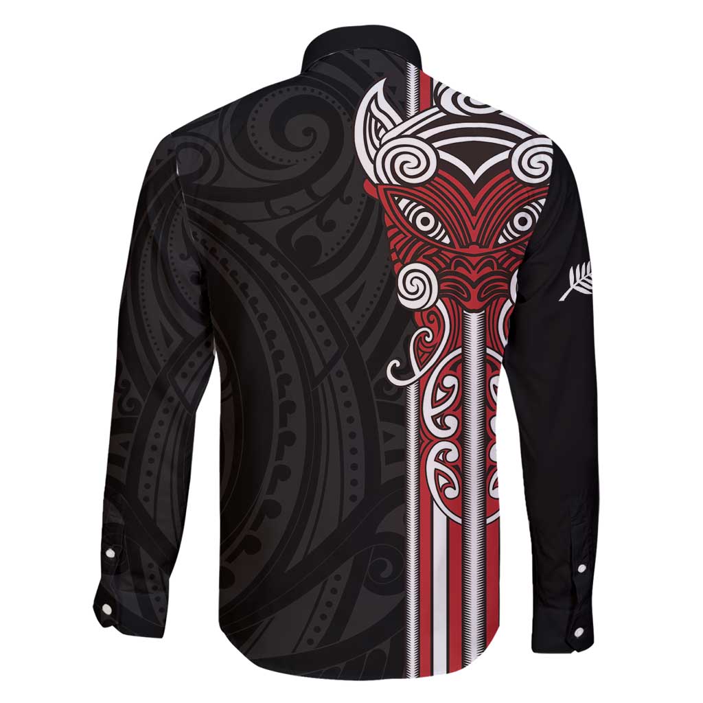 Toitu Te Reo Maori Toitu Te Whenua Toitu Te Tiriti Family Matching Long Sleeve Bodycon Dress and Hawaiian Shirt Maori Warrior New Zealand LT01 - Polynesian Pride