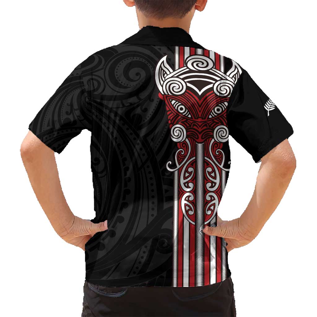 Toitu Te Reo Maori Toitu Te Whenua Toitu Te Tiriti Family Matching Puletasi and Hawaiian Shirt Maori Warrior New Zealand LT01 - Polynesian Pride