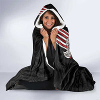 Toitu Te Reo Maori Toitu Te Whenua Toitu Te Tiriti Hooded Blanket Maori Warrior New Zealand LT01 - Polynesian Pride