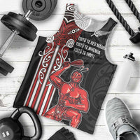Toitu Te Reo Maori Toitu Te Whenua Toitu Te Tiriti Men Tank Top Maori Warrior New Zealand LT01 - Polynesian Pride