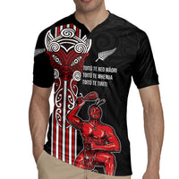 Toitu Te Reo Maori Toitu Te Whenua Toitu Te Tiriti Rugby Jersey Maori Warrior New Zealand LT01 - Polynesian Pride