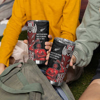 Toitu Te Reo Maori Toitu Te Whenua Toitu Te Tiriti Tumbler Cup Maori Warrior LT01 - Polynesian Pride