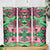 Plumeria Polynesian Pattern Skinny Tumbler Unique Fantasy Green Pink