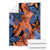 Plumeria Polynesian Pattern Blanket Unique Fantasy Orange Blue
