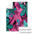 Plumeria Polynesian Pattern Blanket Unique Fantasy Pink Teal