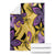 Plumeria Polynesian Pattern Blanket Unique Fantasy Yellow Purple