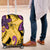 Plumeria Polynesian Pattern Luggage Cover Unique Fantasy Yellow Purple