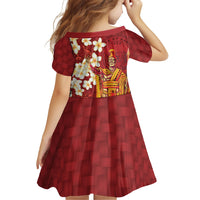 Hawaii King Kamehameha Family Matching Mermaid Dress and Hawaiian Shirt Plumeria Lauhala Pattern LT01 - Polynesian Pride