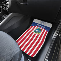 Personalized Liberia 1847 Car Mats Happy Independence Day