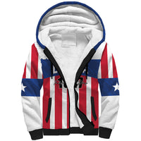 Personalized Liberia 1847 Sherpa Hoodie Happy Independence Day