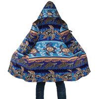 Hawaii Turtles Pattern Special Blue Cloak LT01 Unisex Blue - Polynesian Pride