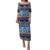 Hawaii Turtles Pattern Special Blue Puletasi - Polynesian Pride