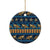 Hawaii Turtles Starfish Unique Pattern Ceramic Ornament - Polynesian Pride
