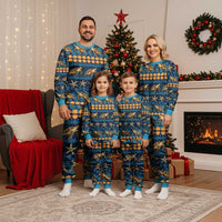 Hawaii Turtles Starfish Unique Pattern Christmas Pajama Set - Polynesian Pride
