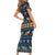 Hawaii Turtles Starfish Unique Pattern Short Sleeve Bodycon Dress - Polynesian Pride