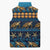 Hawaii Turtles Starfish Unique Pattern Sleeveless Puffer Jacket - Polynesian Pride