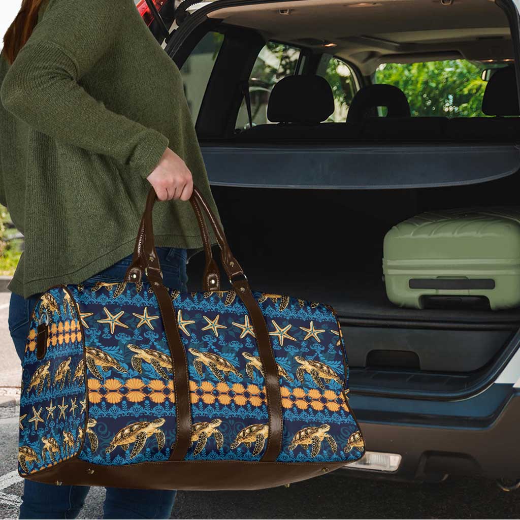 Hawaii Turtles Starfish Unique Pattern Travel Bag - Polynesian Pride