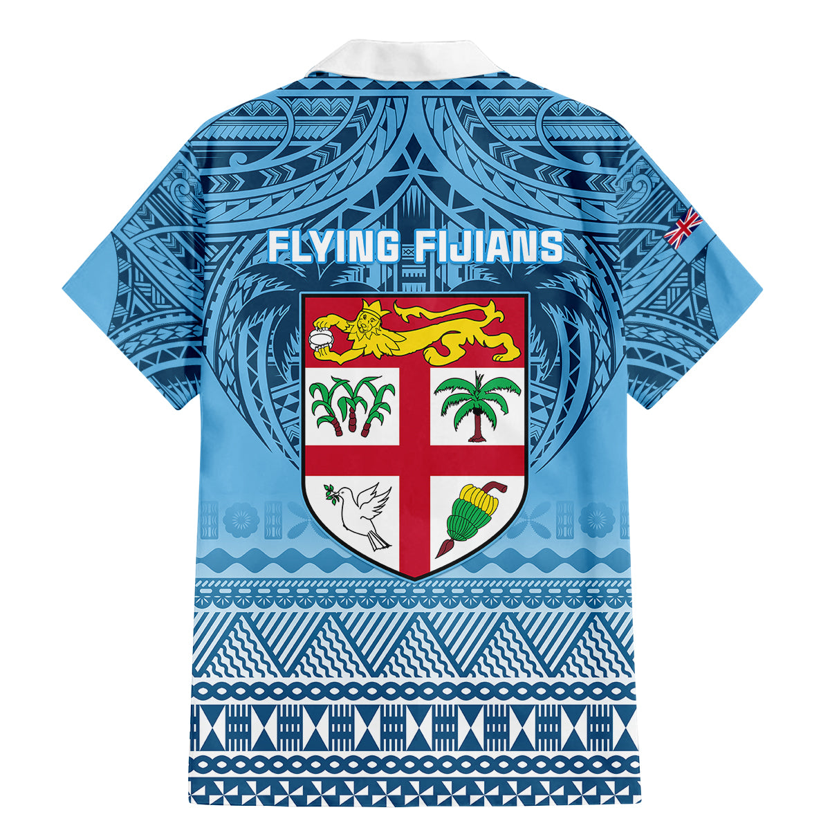 Fiji Rugby Family Matching Mermaid Dress and Hawaiian Shirt Fijian Go 2023 World Cup LT01 - Polynesian Pride