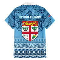 Fiji Rugby Family Matching Short Sleeve Bodycon Dress and Hawaiian Shirt Fijian Go 2023 World Cup LT01 - Polynesian Pride