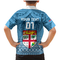 Custom Fiji Rugby Family Matching Mermaid Dress and Hawaiian Shirt Fijian Go 2023 World Cup LT01 - Polynesian Pride