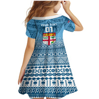 Custom Fiji Rugby Family Matching Mermaid Dress and Hawaiian Shirt Fijian Go 2023 World Cup LT01 - Polynesian Pride